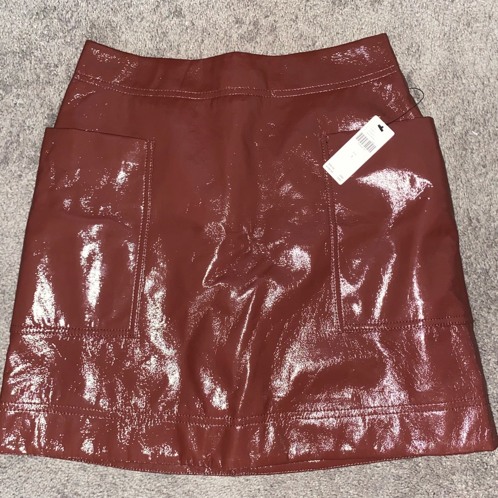 Burgundy skirt